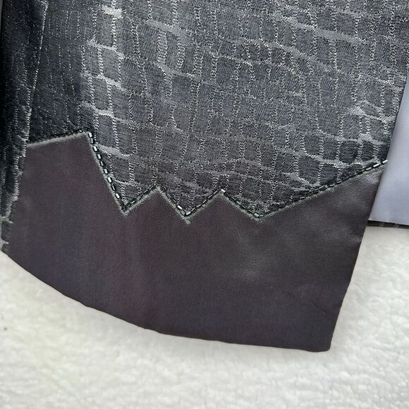 Vintage Stella Louise for KB Blazer Jacket Womens 10 Alligator Western Beaded - Picture 6 of 12